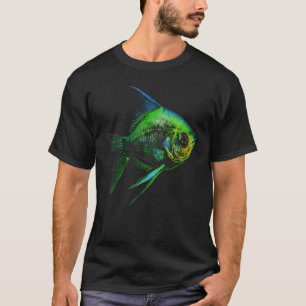 T-shirt Poisson Tetra néon vert Tee - shirts graphiques po