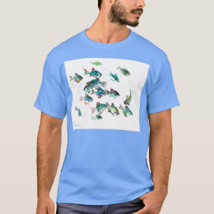 T-shirt Poisson Tiger Barb Aquarium