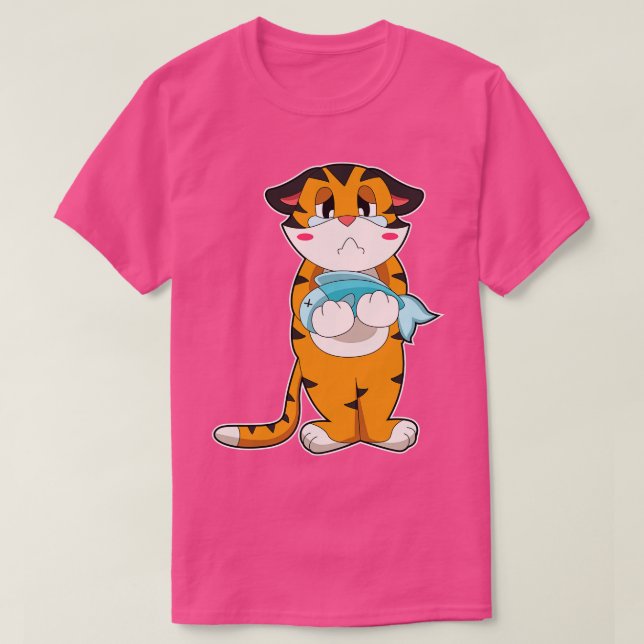 T-shirt Poisson tigre (Design devant)