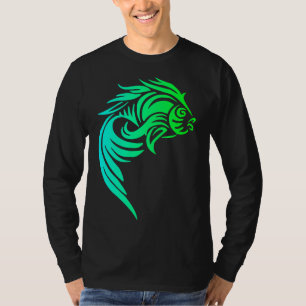 T-shirt Poisson tribal