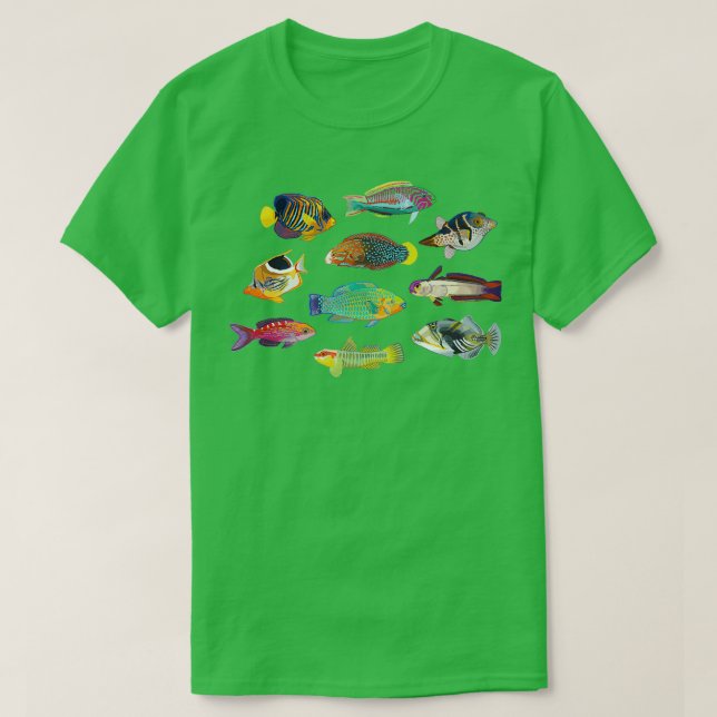 T-shirt Poisson tropical du monde (Design devant)
