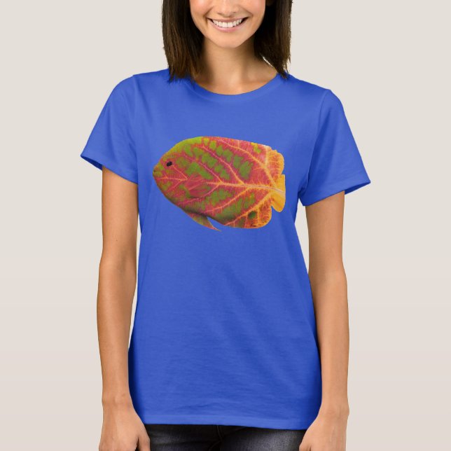 T-shirt Poisson tropique feuille d'Aspen 1 (Devant)