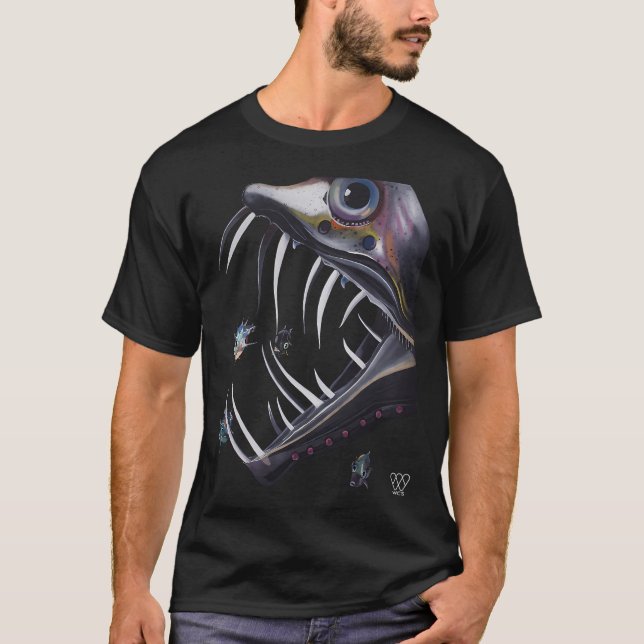 T-shirt Poisson Vipère à Croc (Devant)