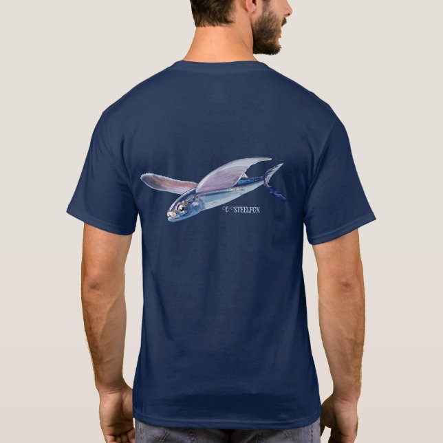 T-shirt poisson volant (Dos)