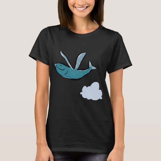 T-shirt poisson volant (Devant)