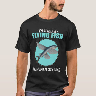 T-shirt Poisson Volant