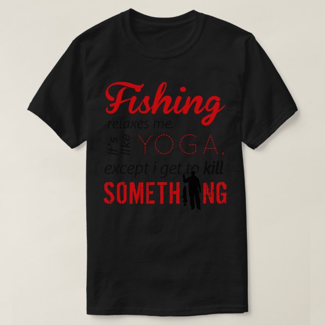 T-shirt Poisson yoga (Design devant)
