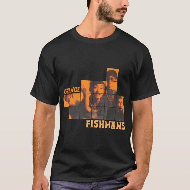 T-shirt Poissonniers---Orange (Devant)