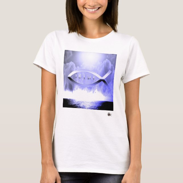 T-shirt Poissons 1 de Jésus (Devant)