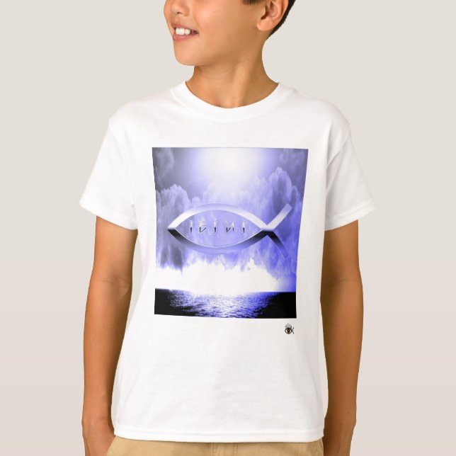T-shirt Poissons 1 de Jésus (Devant)