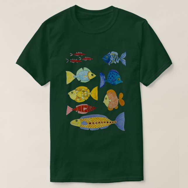 T-shirt Poissons 3 (Design devant)