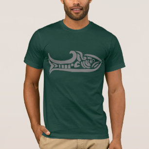 T-shirt Poissons abstraits