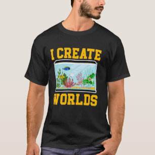 T-shirt Poissons Aquascaping Aquarium Gardien de poissons 