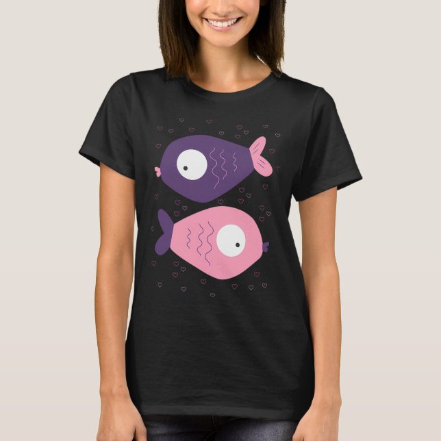 T-shirt Poissons colorés (Devant)