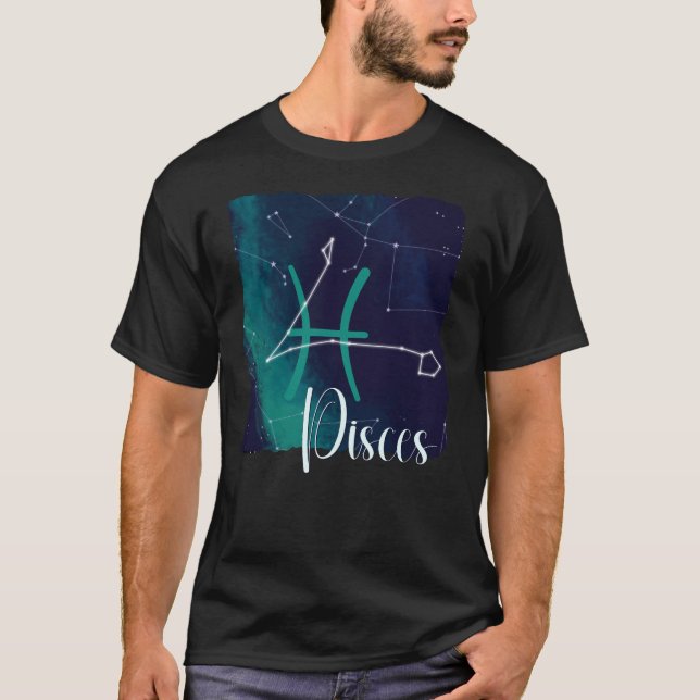T-shirt Poissons Constellation Zodiaque (Devant)