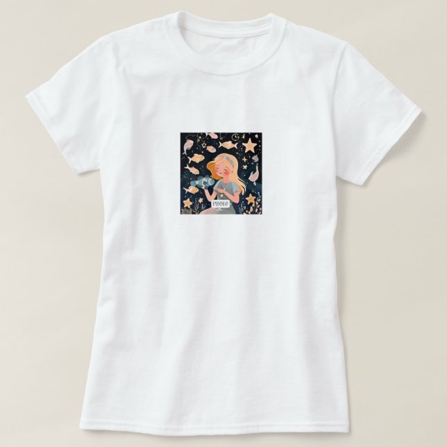 T-shirt Poissons cosmiques (Design devant)