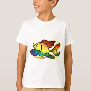 T-shirt Poissons d'arc-en-ciel