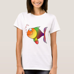 T-shirt Poissons d'arc-en-ciel heureux