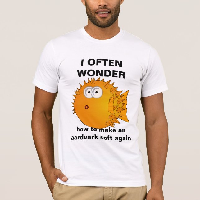 T-shirt Poissons de décolleur - énonciations drôles - (Devant)