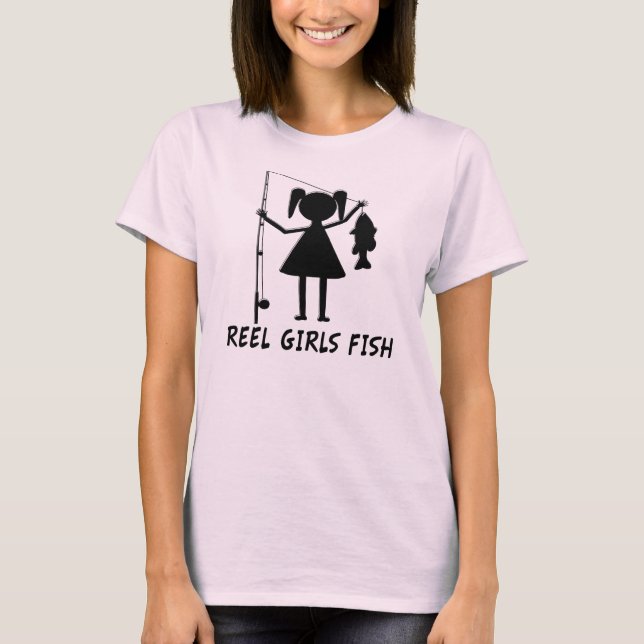 T-SHIRT POISSONS DE FILLES DE BOBINE (Devant)