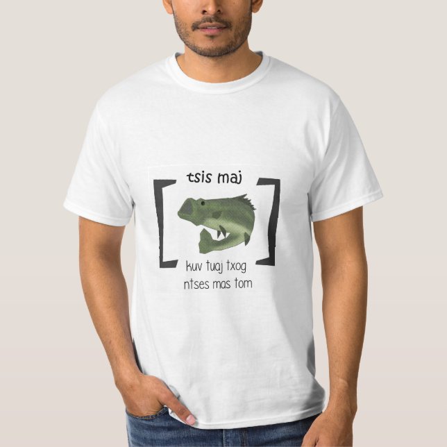 T-shirt poissons de hmong (Devant)