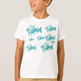 T-shirt Poissons de natation personnalisés