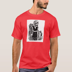 T-shirt "Poissons de transport squelettiques" circa 1900's