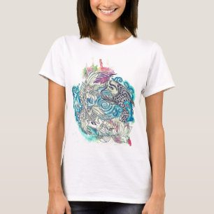 T-shirt Poissons de Yin Yang Koi