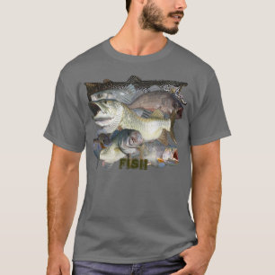 T-shirt Poissons dessus