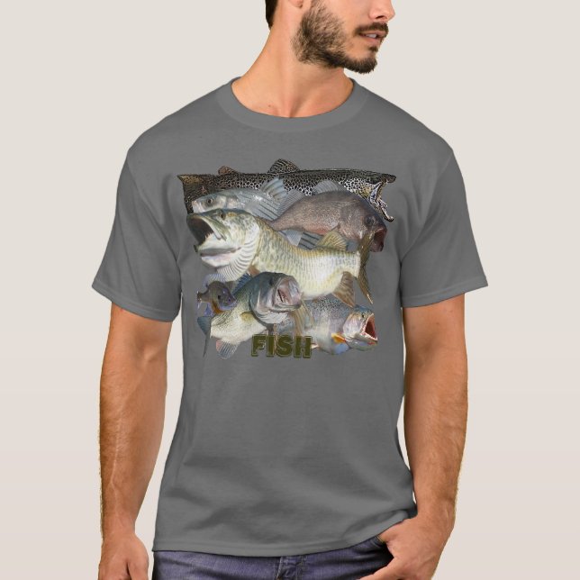 T-shirt Poissons dessus (Devant)