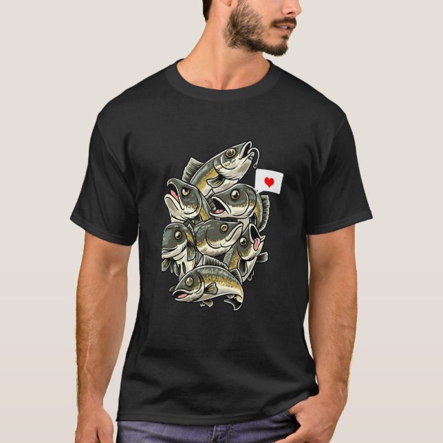T-shirt Poissons dorés drôles (Devant)