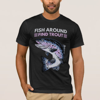 T-shirt Poissons Drôle Autour Découvrez La Pêche À La Trui