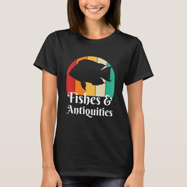 T-shirt Poissons Et Antiquités (Devant)