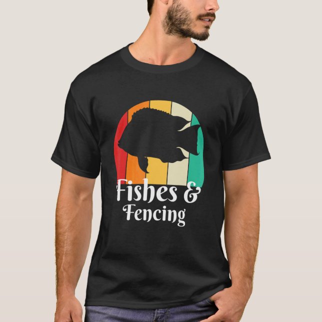 T-shirt Poissons Et Clôtures (Devant)