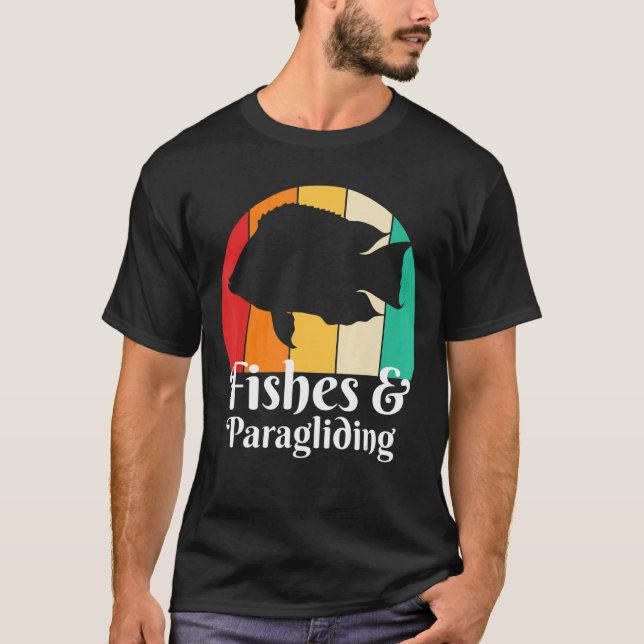 T-shirt Poissons Et Parapente (Devant)