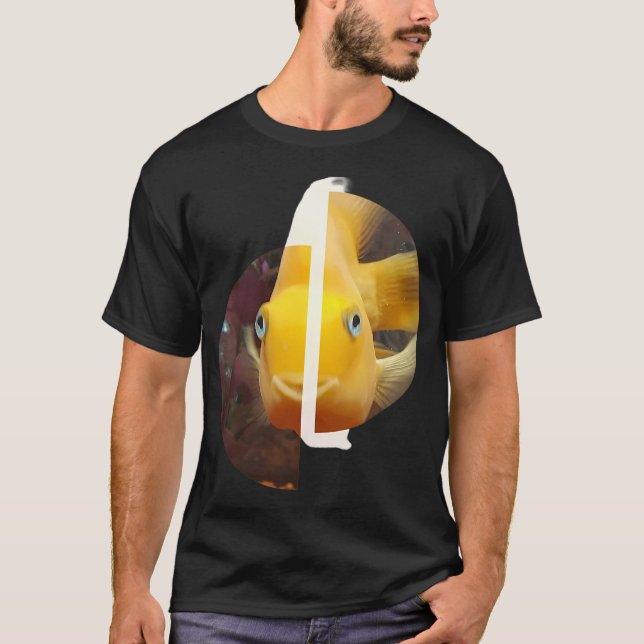 T-shirt Poissons heureux demi-cercles (Devant)