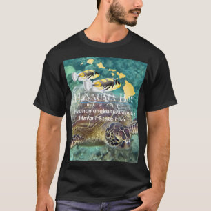 T-shirt Poissons Humuhumunukunukuapua'a d'état d'Hawaï