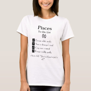 T-shirt Poissons - Liste des tâches