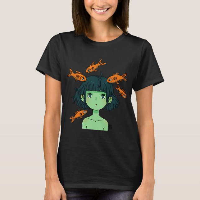 T-shirt Poissons orange (Devant)