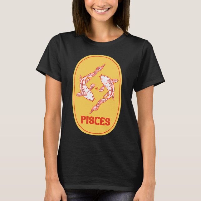 T-shirt Poissons - Orange Marmelade (Devant)