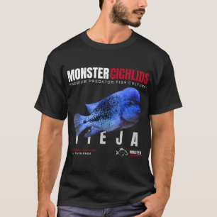 T-shirt Poissons prédateurs Cichlidés monstres Vieja