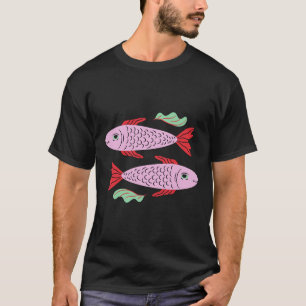 T-shirt Poissons roses sous-marins
