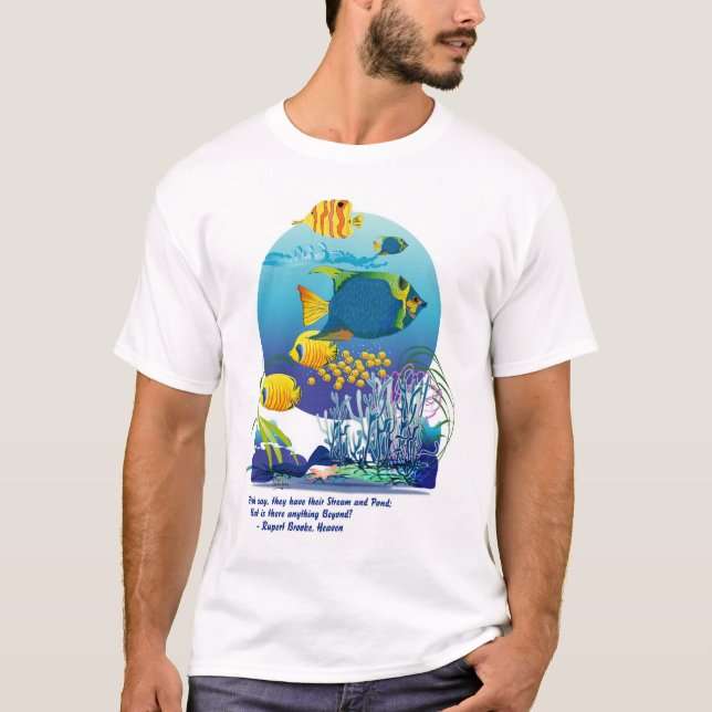 T-shirt poissons sous-marins (Devant)