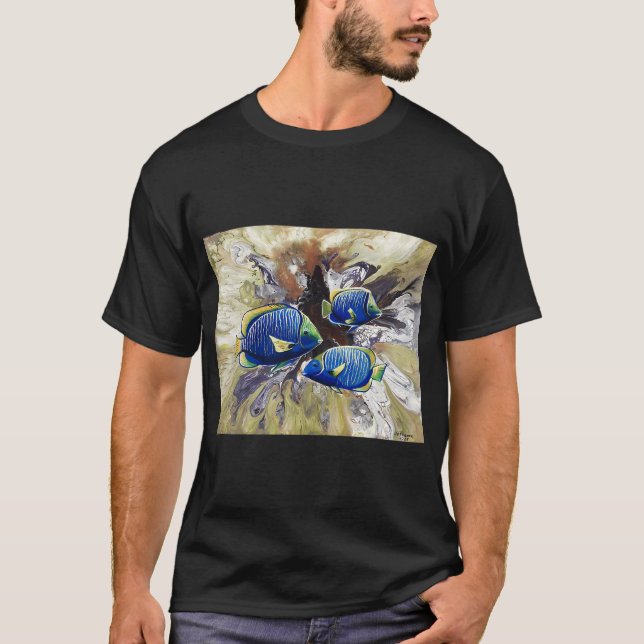 T-SHIRT POISSONS TROPICAUX (Devant)