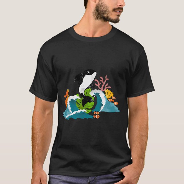 T-shirt Poissons tropicaux (Devant)