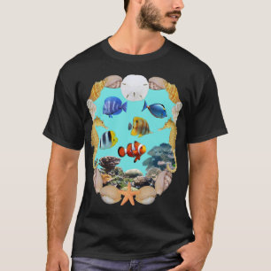 T-shirt Poissons tropicaux de récif