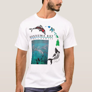 T-shirt Poissons tropicaux d'îles d'Hawaï