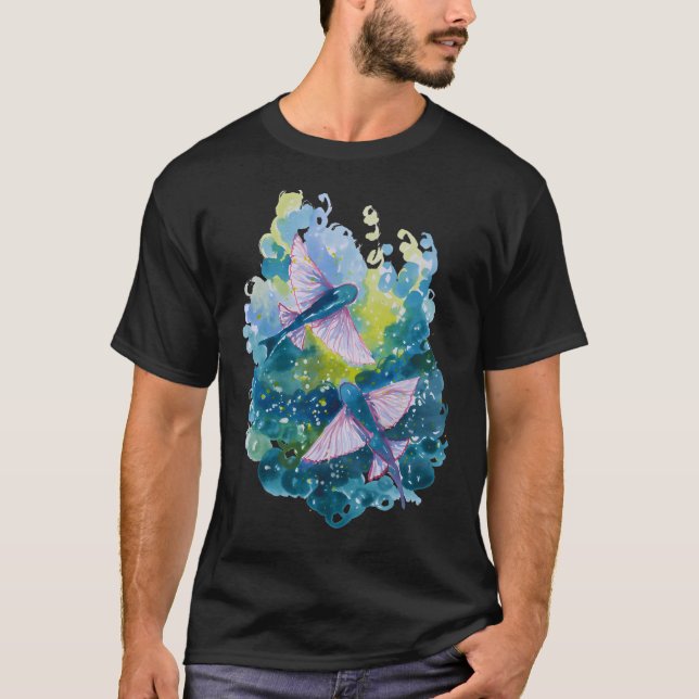 T-shirt Poissons volants (Devant)
