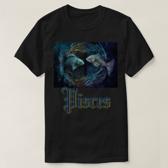 T-shirt Poissons Zodiac (Design devant)