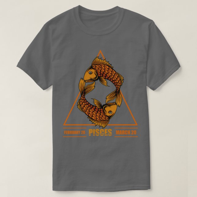 T-shirt Poissons Zodiac (Design devant)